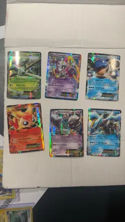 PokemonEX Holo Cards Lot - Sceptile, Hoopa, Blastoise, Victini, Mewtwo,Kyurem - Image 1