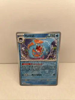 Huntail Reverse Holo Pokemon TCG Card Destined Rivals 055/182 - Image 1