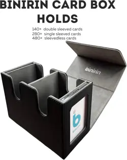 MTG Deck Box 280+ Card Storage Case, Durable Commander Deck Protector | Reinforc - Image 4