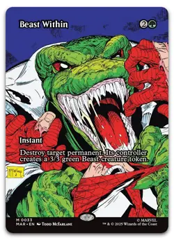 Beast Within (Borderless) #33 (NM) MAR Magic MTG - Image 1