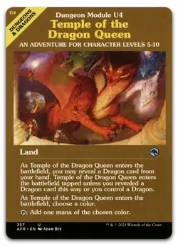 Temple of the Dragon Queen (Dungeon Module) #357 NM Forgotten Realms Magic MTG - Image 1