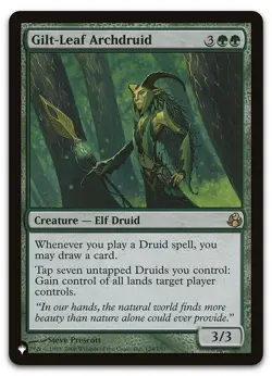 Gilt-Leaf Archdruid #124/150 (NM) List Reprints LIST LIST Magic MTG - Image 1