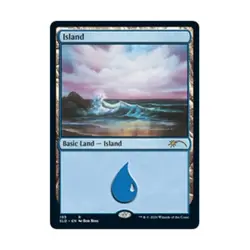 WOTC MtG Magic the Gathering Island (103) (R) (Foil) EX - Image 1