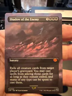 Shadow of the Enemy (Borderless) Lord of the Rings 424 NM Regular - Image 1