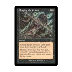 WOTC MtG Scourge Reaping the Graves (C) (Foil) EX+ - Image 1