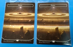 Unfinity Borderless Full Art GALAXY Foil PLAINS 491 x2 mtg I Combine Ship - Image 1