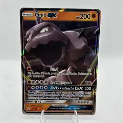 Onix GX 36/68 Pokemon Hidden Fates 2019 Holo Ultra Rare NM - Image 1