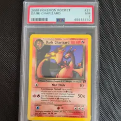 2000 Dark Charizard 21/82 Unlimited Team Rocket Pokemon CGC 7.5 - Image 1