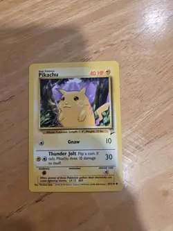 Pokemon TCG Pikachu 58/102 Unlimited Common Base Set NM • - Image 1