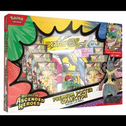 Pokemon Mega Evolution Ascended Heroes Premium Poster Collection Mega Lucario - Image 1