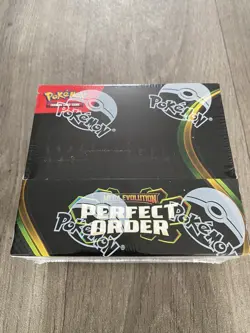 Pokemon TCG Mega Evolution Perfect Order Booster Box New Sealed 36 Packs - Image 1