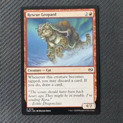 Rescue Leopard 0116 MTG Tarkir: Dragonstorm Near Mint (NM) - Image 1