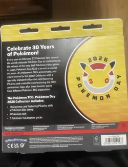 Pokemon perfect order (4) 3pk blister and (1) 30th anniversary pokemon box - Image 4