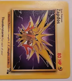 Pokemon TCG Zapdos 30/62 Fossil Regular - Image 3