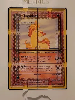 Pokemon TCG Rapidash 44/64 Jungle 1st Edition - Image 5
