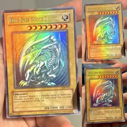 Yu-Gi-Oh! Misprint Blue Eyes White Dragon - Max Holo Bleed - SDK-E001 - VLP - Image 1