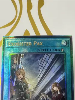 Yu-Gi-Oh Exosister Pax 1st Edition Prismatic Ultimate Rare RA02-EN066 - Image 3