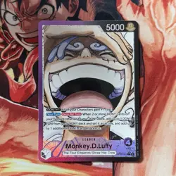 Monkey D Luffy OP09-061 L Alt Art Emperors In The New World ENGLISH One Piece - Image 1