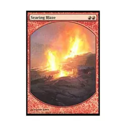 WOTC MtG Magic Player Reward Promos Searing Blaze (P) NM - Image 1