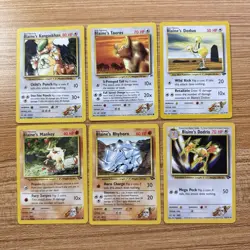 Pokemon TCG Blaine Gym Heroes/Challenge Card Lot - Image 1