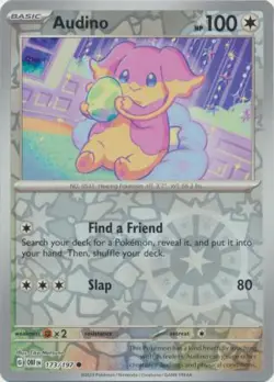 Audino 173/197 Reverse Holo | Obsidian Flames | Pokemon Card - Image 1