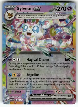 Sylveon ex - 041/131 SV: Prismatic Evolutions NM Pokemon Card TCG - Image 1