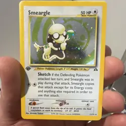 Pokemon Smeargle Neo Discovery 11/75 Holo Rare 1st Edition 50 HP Basic Card - Image 1