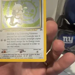 Pokemon Smeargle Neo Discovery 11/75 Holo Rare 1st Edition 50 HP Basic Card - Image 5