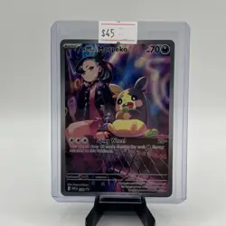 Pokemon SV Scarlet & Violet Promo Card Marnie's Morpeko #206 HOLO RARE - Image 1