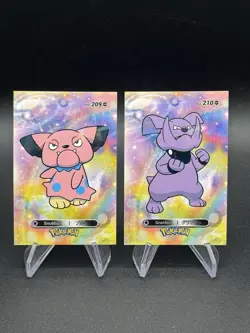 Pokemon Snubbull Granbull Cracked Ice Holo 2024 Card Database 2 US Seller - Image 1