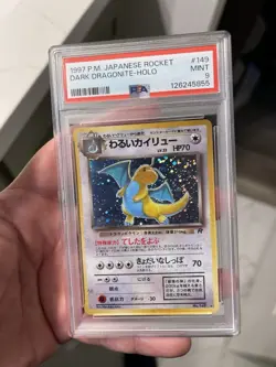 PSA Dark Dragonite-Holo 1997 Rocket #149 Pokemon Card MINT Japanese - Image 1