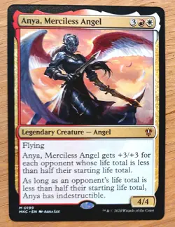 Mtg Magic: Anya, Engel ohne Gnade / Merciless Angel, English Mythic Legende - Image 1