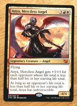 Mtg Magic: Anya, Engel ohne Gnade / Merciless Angel, English Mythic Legende - Image 2