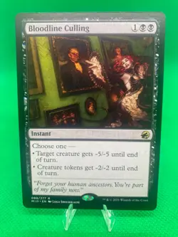 MTG - BLOODLINE CULLING - Innistrad: Midnight Hunt (R) - Image 1