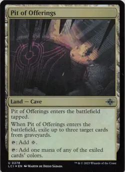 Pit of Offerings FOIL U The Lost Caverns of Ixalan 278 MTG - Image 1