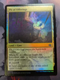 Pit of Offerings - LCI - 0278 - MTG - TCG Card - FOIL - Image 1