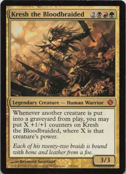 Kresh the Bloodbraided M Shards of Alara 178 - LP MTG - Image 1