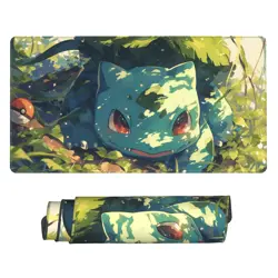 Bulbasaur - Board Card Game Pokemon Playmat Game Mousepad Play Mat of TCG 2136 - Image 1
