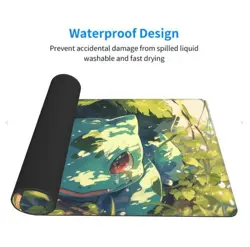 Bulbasaur - Board Card Game Pokemon Playmat Game Mousepad Play Mat of TCG 2136 - Image 3
