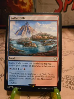 MTG Sulfur Falls Commander: the Lord of the Rings Regular Rare NM - Image 1