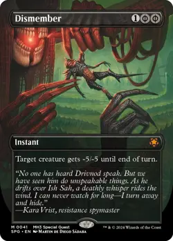 Dismember (Borderless) [SPG - 41] - NM [Normal] TCG MTG - Image 1
