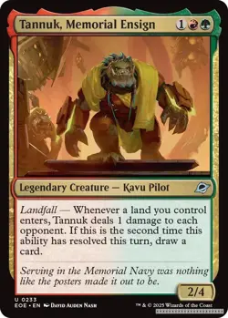 Tannuk, Memorial Ensign [EOE - 233] - NM [Normal] TCG MTG - Image 1