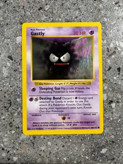 Pokemon TCG Cards SHADOWLESS Base Set Gastly 50/102 EXC-NM - Image 1