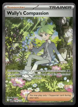Pokemon Cards Wally's Compassion 186/132 Mega Evolution NM - Image 1