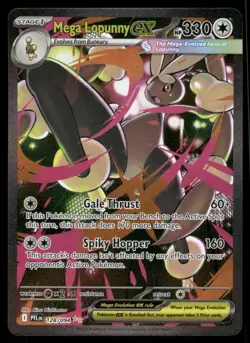 Pokemon Cards Mega Lopunny ex 128/094 Phantasmal Flames NM - Image 1