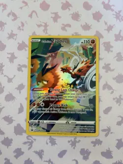 Pokemon Crown Zenith Galarian Zapdos SWSH283 Black Star Promo - Image 1