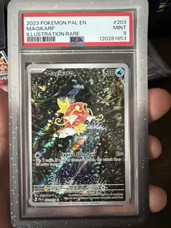 Magikarp 203/193 Paldea Evolved Illustration Rare PSA 9 Mint 2023 - Image 1