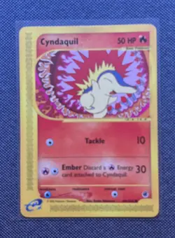Pokemon Cyndaquil Expedition Base Set 105/165, Great Condition Very Light LP - Image 1
