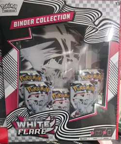 *Sealed* Pokemon Black Bolt x White Flare Poster + WF Binder Bundle - Image 5