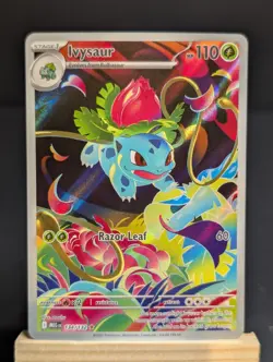 Pokemon Ivysaur 134/132 Me01: Mega Evolution Illustration Rare Holo NM - Image 1